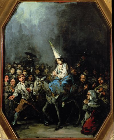 A Woman Damned by The Inquisition by Eugenio Lucas Velázquez